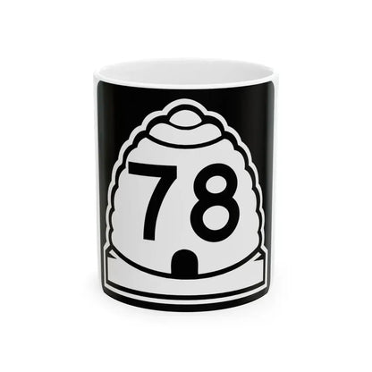 Utah 78 (Utah) (Road Sign) White Coffee Mug 11oz - Go Mug Yourself