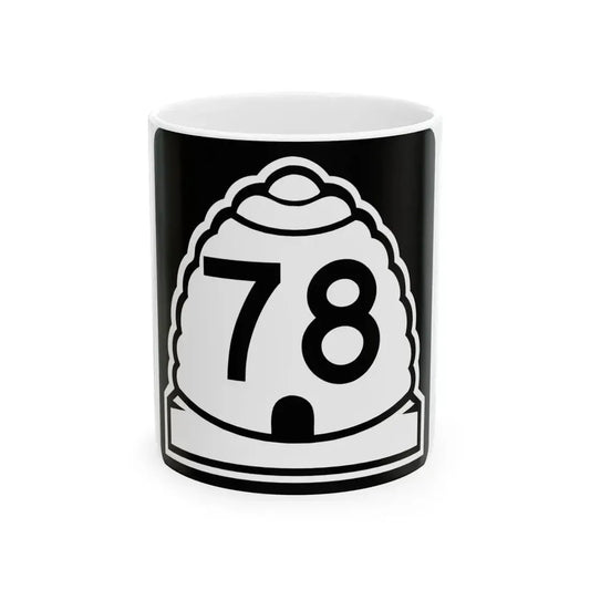 Utah 78 (Utah) (Road Sign) White Coffee Mug 11oz - Go Mug Yourself
