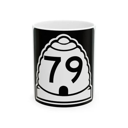 Utah 79 (Utah) (Road Sign) White Coffee Mug 11oz - Go Mug Yourself
