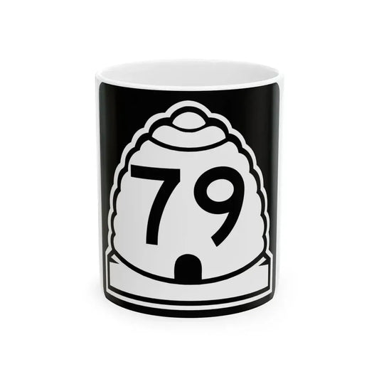 Utah 79 (Utah) (Road Sign) White Coffee Mug 11oz - Go Mug Yourself