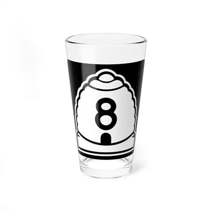 Utah 8 (Utah) (Road Sign) Pint Glass 16oz 16oz - Go Mug Yourself