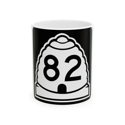 Utah 82 (Utah) (Road Sign) White Coffee Mug 11oz - Go Mug Yourself