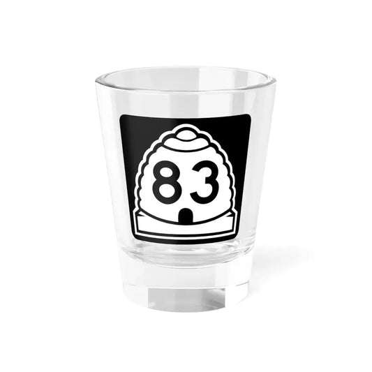 Utah 83 (Utah) (Road Sign) Shot Glass 1.5oz 1.5oz - Go Mug Yourself
