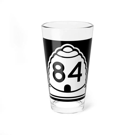 Utah 84 (Utah) (Road Sign) Pint Glss 16oz 16oz - Go Mug Yourself