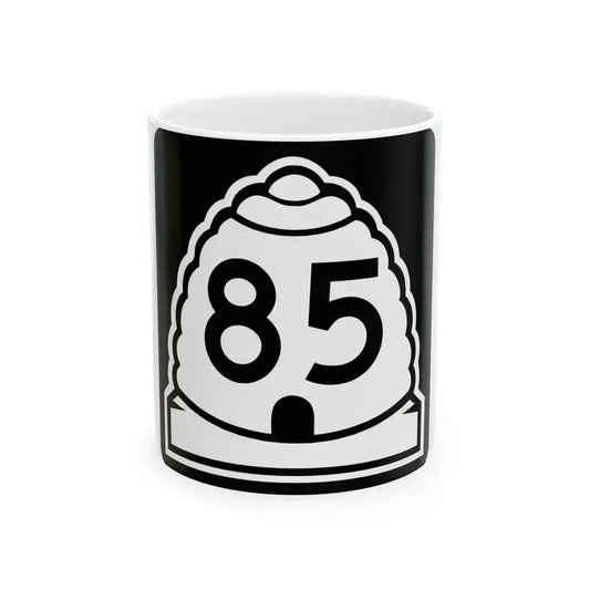 Utah 85 (Utah) (Road Sign) White Coffee Mug 11oz - Go Mug Yourself