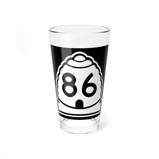 Utah 86 (Utah) (Road Sign) Pint Glss 16oz 16oz - Go Mug Yourself