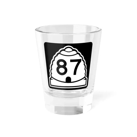 Utah 87 (Utah) (Road Sign) Shot Glass 1.5oz 1.5oz - Go Mug Yourself