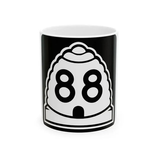 Utah 88 (Utah) (Road Sign) White Coffee Mug 11oz - Go Mug Yourself