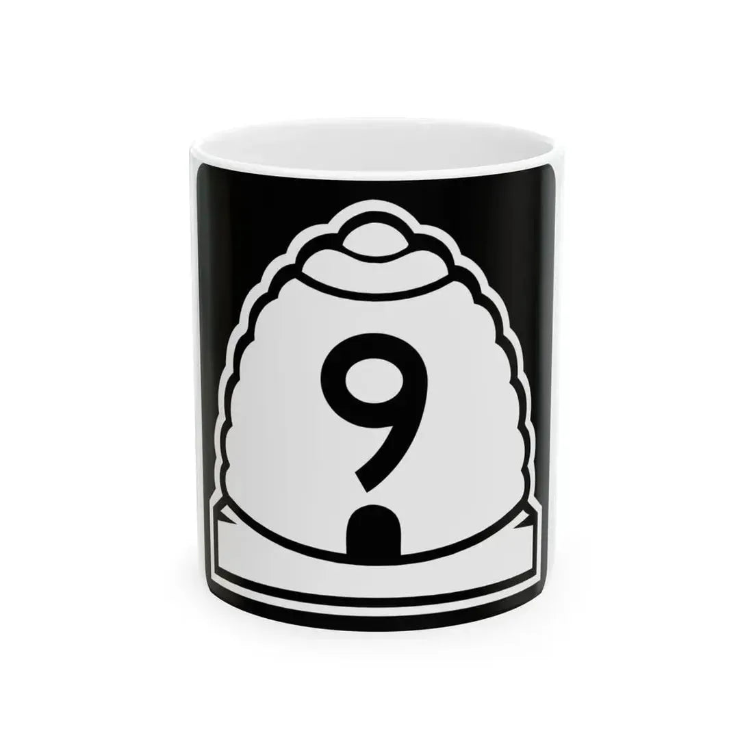 Utah 9 (Utah) (Road Sign) White Coffee Mug 11oz - Go Mug Yourself