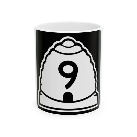 Utah 9 (Utah) (Road Sign) White Coffee Mug 11oz - Go Mug Yourself