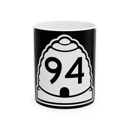 Utah 94 (Utah) (Road Sign) White Coffee Mug 11oz - Go Mug Yourself