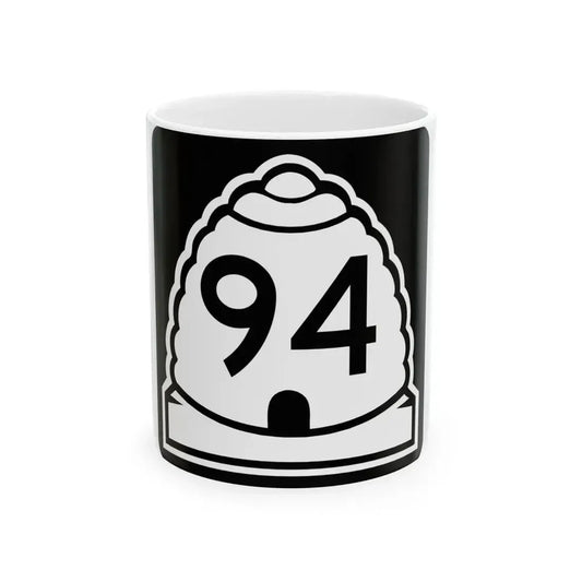 Utah 94 (Utah) (Road Sign) White Coffee Mug 11oz - Go Mug Yourself