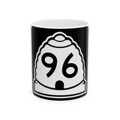Utah 96 (Utah) (Road Sign) White Coffee Mug 11oz - Go Mug Yourself