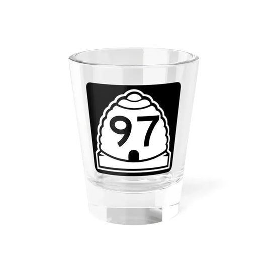 Utah 97 (Utah) (Road Sign) Shot Glass 1.5oz 1.5oz - Go Mug Yourself
