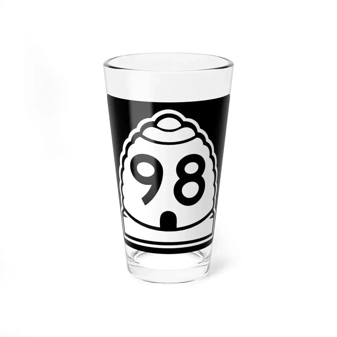 Utah 98 (Utah) (Road Sign) Pint Glass 16oz 16oz - Go Mug Yourself