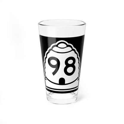 Utah 98 (Utah) (Road Sign) Pint Glass 16oz 16oz - Go Mug Yourself