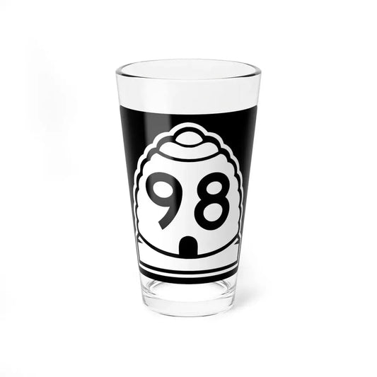Utah 98 (Utah) (Road Sign) Pint Glss 16oz 16oz - Go Mug Yourself