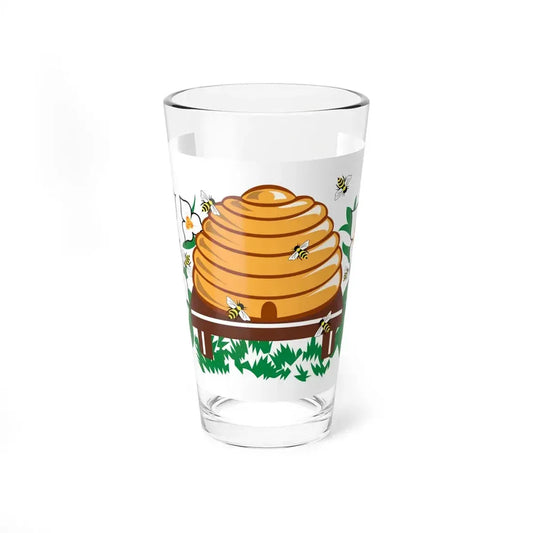 Utah Arms Banner (United States) Pint Glass 16oz 16oz - Go Mug Yourself