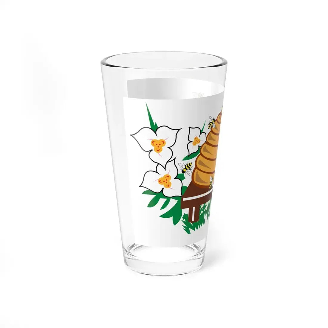 Utah Arms Banner (United States) Pint Glass 16oz - Go Mug Yourself