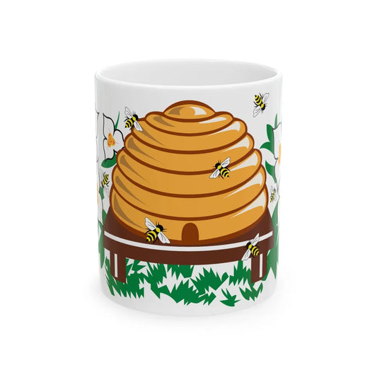 Utah Arms Banner (United States) White Coffee Mug 11oz - Go Mug Yourself