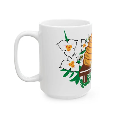 Utah Arms Banner (United States) White Coffee Mug - Go Mug Yourself