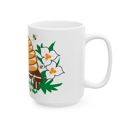 Utah Arms Banner (United States) White Coffee Mug - Go Mug Yourself