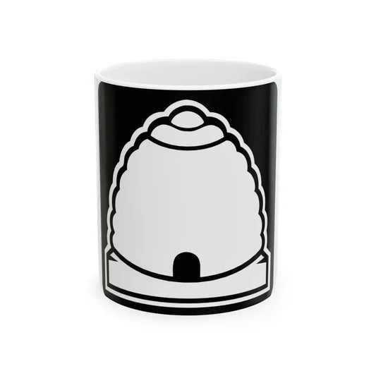 Utah blank (Utah) (Road Sign) White Coffee Mug 11oz - Go Mug Yourself