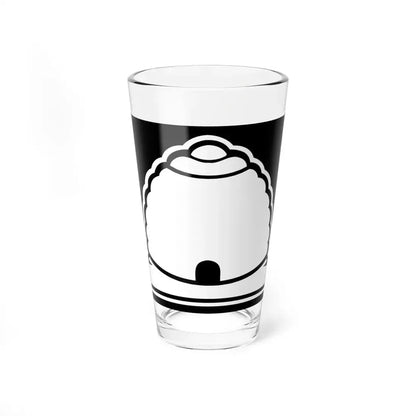 Utah blank wide (Utah) (Road Sign) Pint Glass 16oz 16oz - Go Mug Yourself