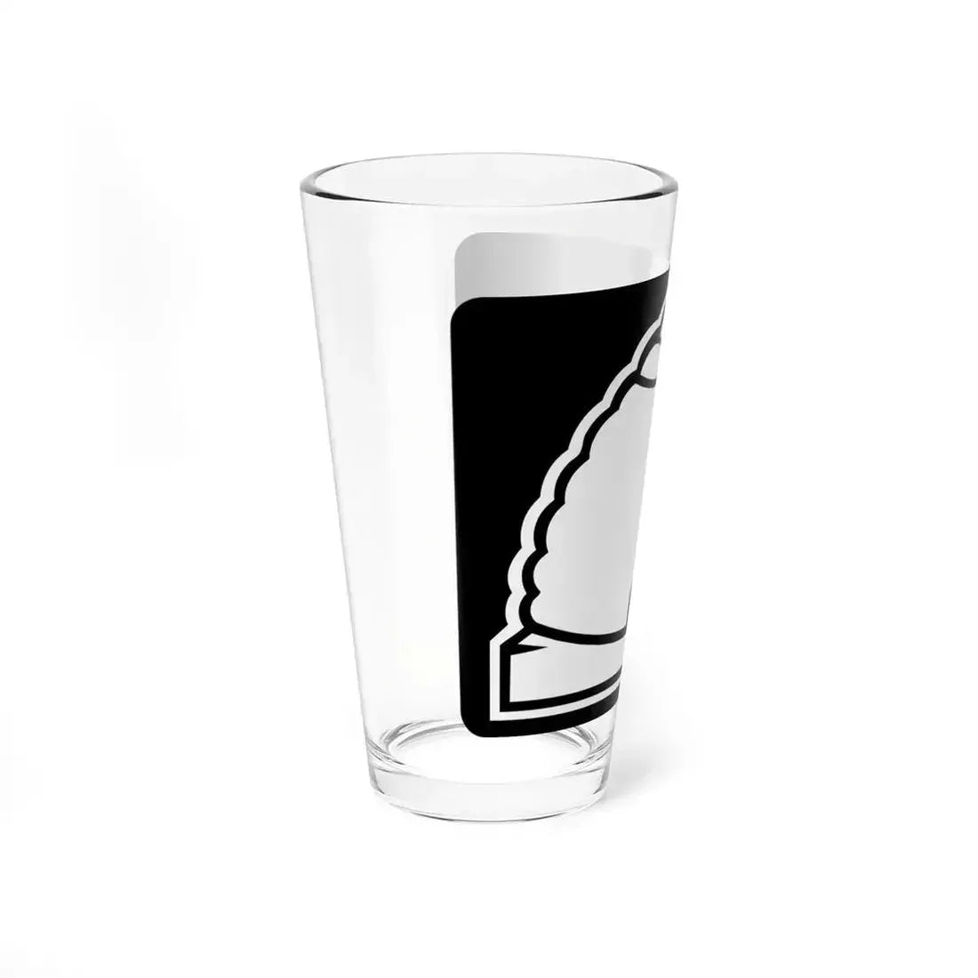 Utah blank wide (Utah) (Road Sign) Pint Glass 16oz - Go Mug Yourself