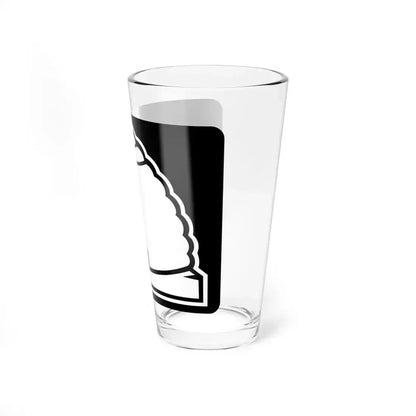 Utah blank wide (Utah) (Road Sign) Pint Glass 16oz - Go Mug Yourself