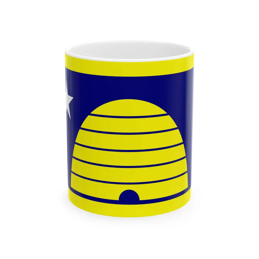 Utah Proposed Flag Design Number 11 (United States) White Coffee Mug 11oz - Go Mug Yourself