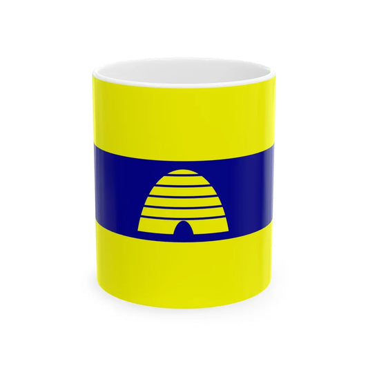 Utah Proposed Flag Design Number 15 (United States) White Coffee Mug 11oz - Go Mug Yourself