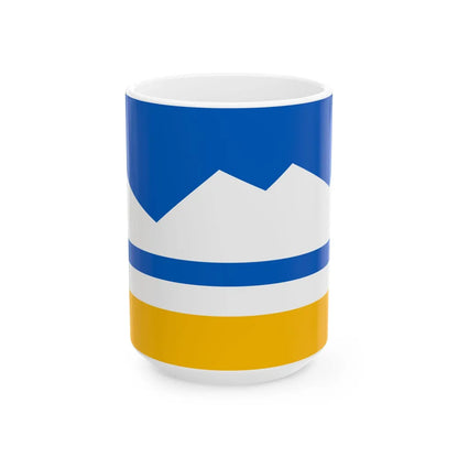 Utah Proposed Flag Design Number 31 (United States) White Coffee Mug 15oz - Go Mug Yourself