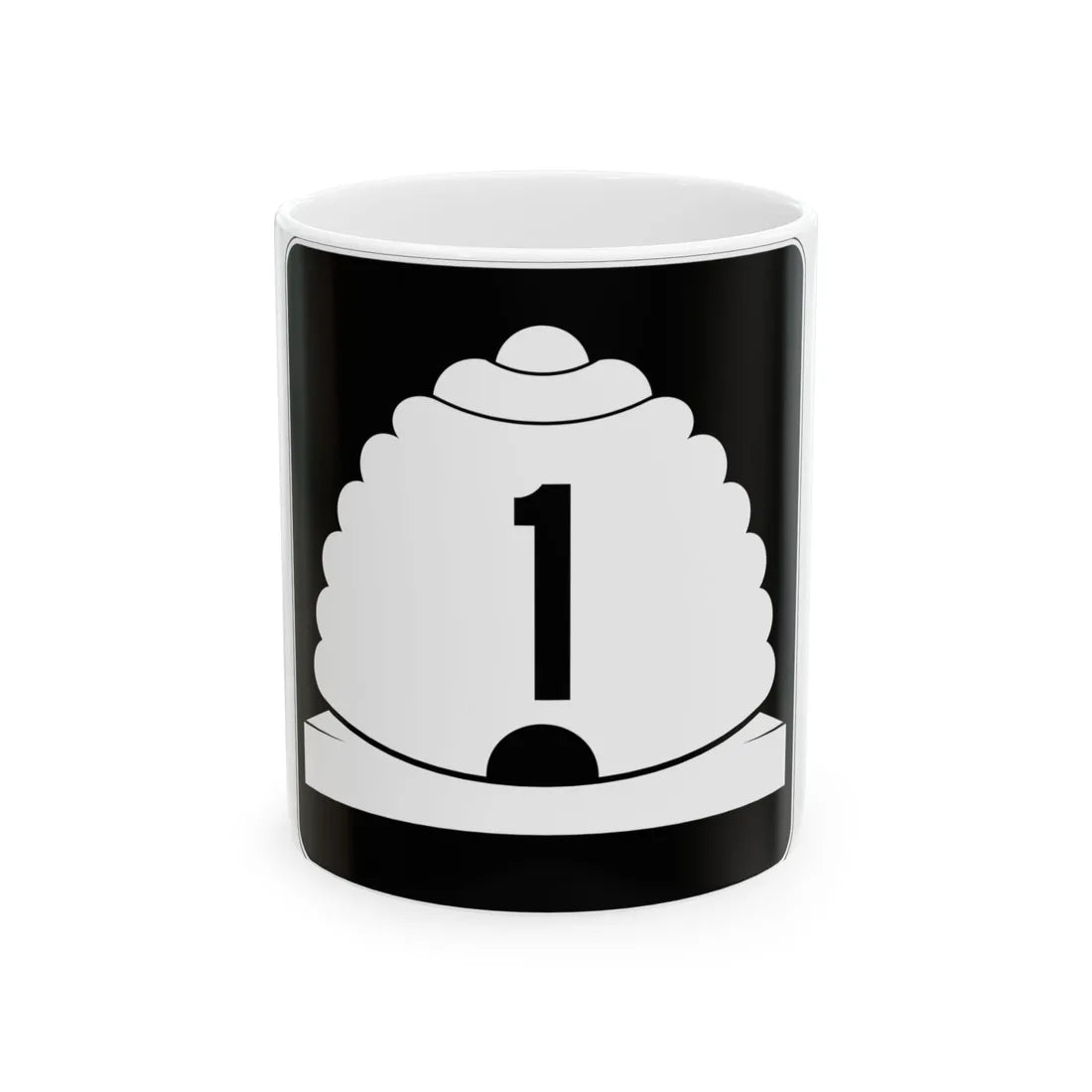 Utah SR 1 (Utah) (Road Sign) White Coffee Mug 11oz - Go Mug Yourself