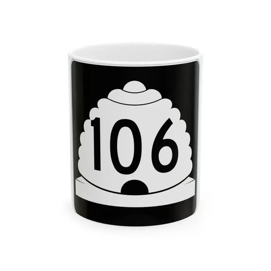 Utah SR 106 (Utah) (Road Sign) White Coffee Mug 11oz - Go Mug Yourself