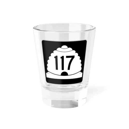 Utah SR 117 (Utah) (Road Sign) Shot Glass 1.5oz 1.5oz - Go Mug Yourself