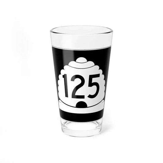 Utah SR 125 (Utah) (Road Sign) Pint Glass 16oz 16oz - Go Mug Yourself