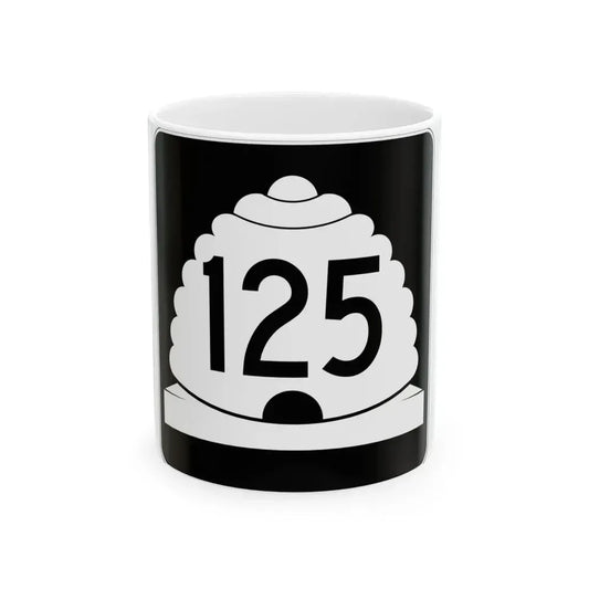 Utah SR 125 (Utah) (Road Sign) White Coffee Mug 11oz - Go Mug Yourself