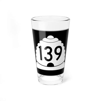 Utah SR 139 (Utah) (Road Sign) Pint Glass 16oz 16oz - Go Mug Yourself