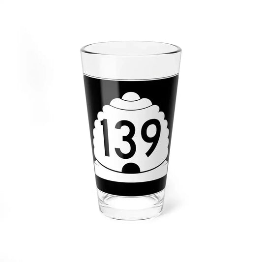 Utah SR 139 (Utah) (Road Sign) Pint Glass 16oz 16oz - Go Mug Yourself