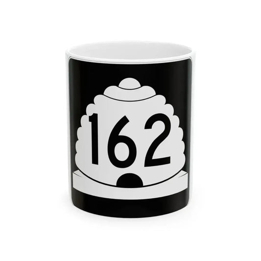 Utah SR 162 (Utah) (Road Sign) White Coffee Mug 11oz - Go Mug Yourself
