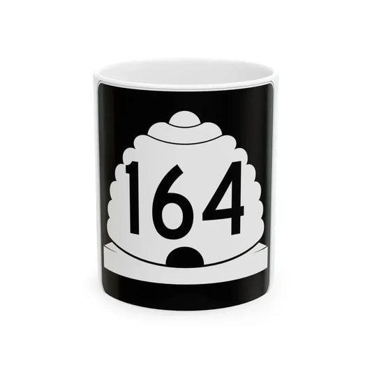 Utah SR 164 (Utah) (Road Sign) White Coffee Mug 11oz - Go Mug Yourself