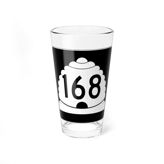 Utah SR 168 (Utah) (Road Sign) Pint Glass 16oz 16oz - Go Mug Yourself