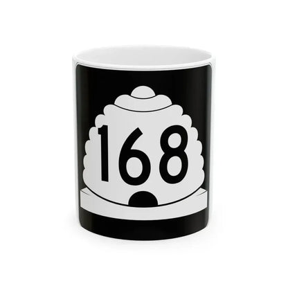 Utah SR 168 (Utah) (Road Sign) White Coffee Mug 11oz - Go Mug Yourself