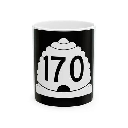 Utah SR 170 (Utah) (Road Sign) White Coffee Mug 11oz - Go Mug Yourself