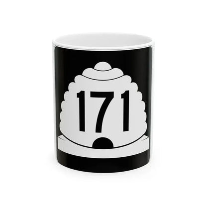 Utah SR 171 (Utah) (Road Sign) White Coffee Mug 11oz - Go Mug Yourself