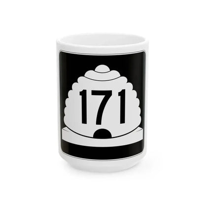 Utah SR 171 (Utah) (Road Sign) White Coffee Mug 15oz - Go Mug Yourself