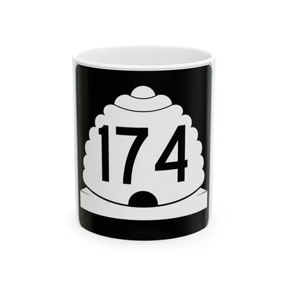 Utah SR 174 (Utah) (Road Sign) White Coffee Mug 11oz - Go Mug Yourself