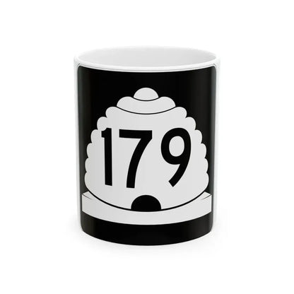 Utah SR 179 (Utah) (Road Sign) White Coffee Mug 11oz - Go Mug Yourself