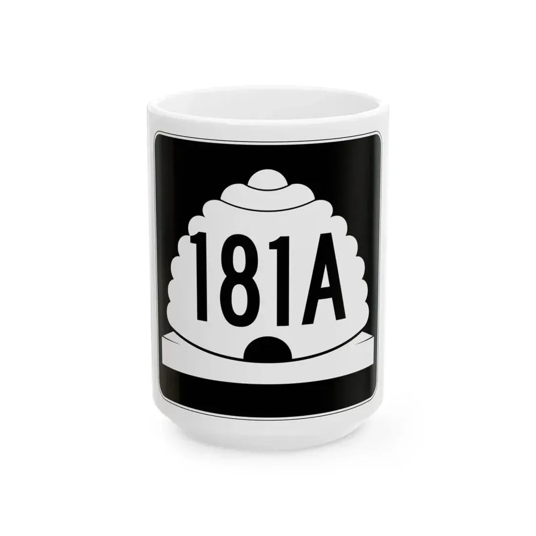 Utah SR 181A (Utah) (Road Sign) White Coffee Mug 15oz - Go Mug Yourself
